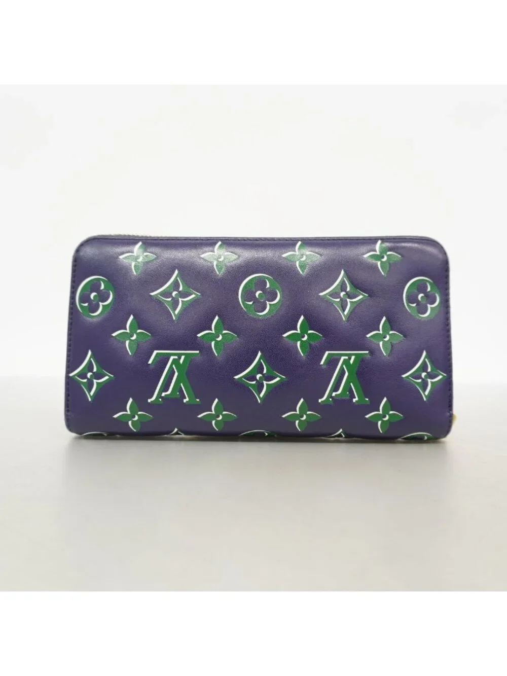 Louis Vuitton Wallet Cousin Zippy Navy Green